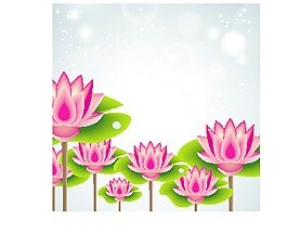 美麗的花卉背景