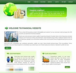 金融網(wǎng)站CSS模板