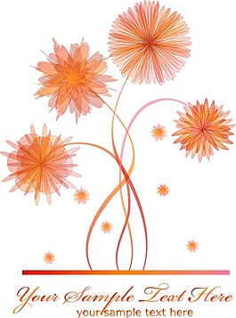 花背景素材