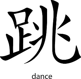 中国的象形文字矢量元素