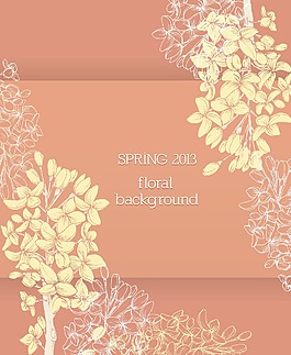 花卉矢量插圖