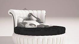 bed tiffany factory Alta Moda 獨特的圓床