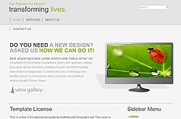 標(biāo)準(zhǔn)風(fēng)格DIVCSS模板