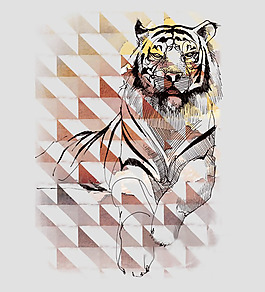 位圖 動物 棕色 黑色 黃色 免費素材