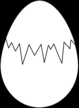 復(fù)活節(jié)彩蛋（白色與斷裂）