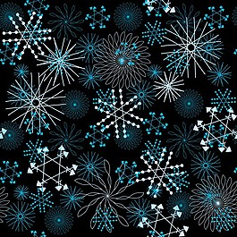 雪花素材矢量图