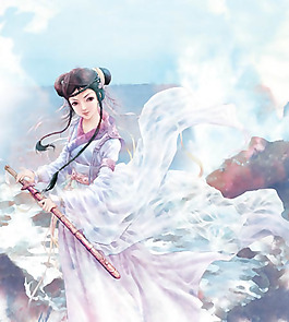 位图 人物 色彩 插画 CG插画 免费素材