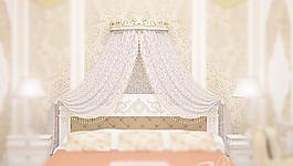 baldachin canopy 床蓬 床帳