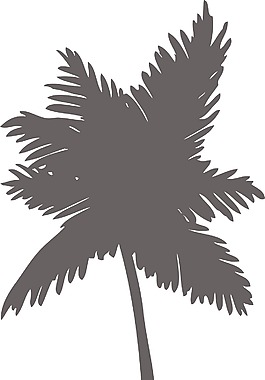向量的棕榈树