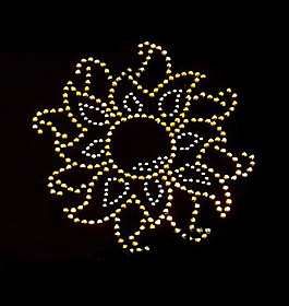 燙鉆 花 黃色 免費(fèi)素材