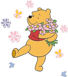 印花矢量圖 卡通動物 花 可愛卡通 色彩 免費素材