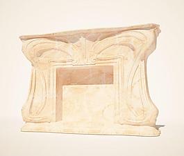 Art Nouveau Fireplace 艺术装饰壁炉