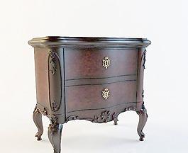 ANTICO BORGO Nightstand 古典床頭柜