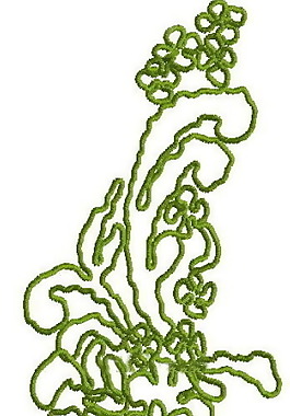 繡花 花 黃色 家紡 免費素材
