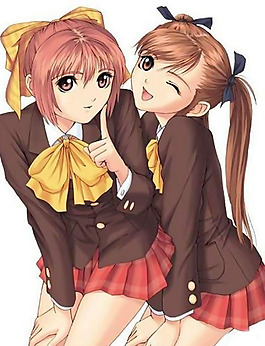 位圖 人物 卡通人物 少女 色彩 免費素材