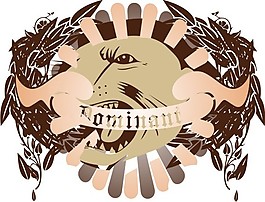 印花矢量圖 動物 文字 豹 色彩 免費素材