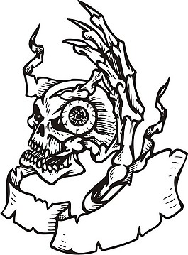 印花矢量圖 人物 色彩 靈異 男人 免費(fèi)素材