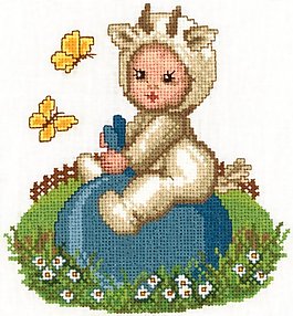 繡花 嬰兒 氣球 蝴蝶 免費(fèi)素材