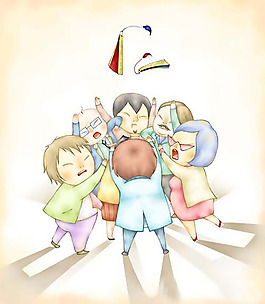 位圖 人物 卡通人物 色彩 五顏六色 免費(fèi)素材