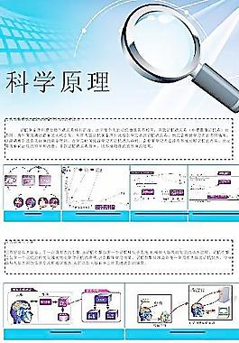海報 藍色 科學原理圖片