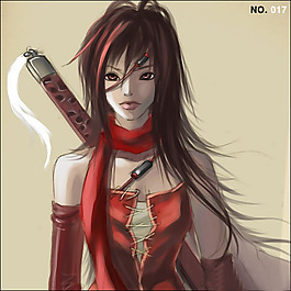 位圖 人物 女人 色彩 彩色 免費(fèi)素材