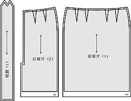 西式裙制板