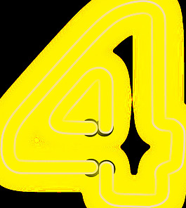 霓虹numerals-4 1