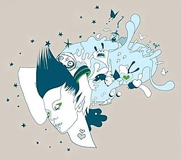 位圖 色彩 綠色 單色 抽象 免費(fèi)素材