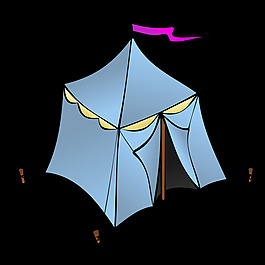 RPG地圖符號：帳篷