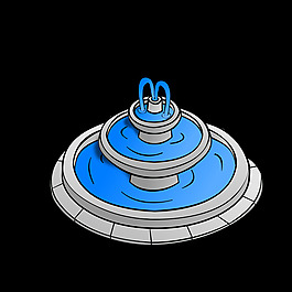RPG地圖符號(hào)：噴泉