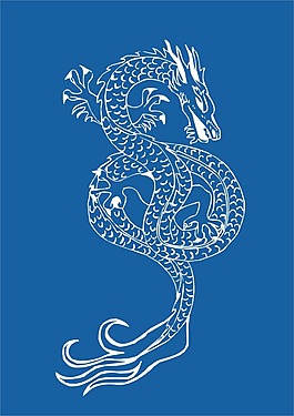 印花矢量圖 動(dòng)物 龍 抽象動(dòng)物 色彩 免費(fèi)素材