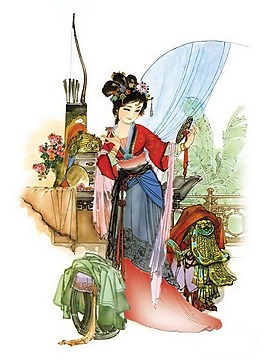 位圖 人物 女人 色彩 紅色 免費(fèi)素材