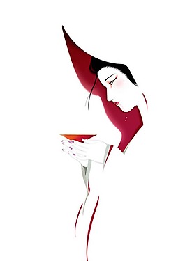 位图 人物 女人 色彩 红色 免费素材