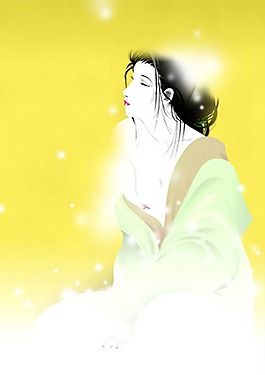 位圖 人物 女人 色彩 彩色 免費(fèi)素材