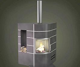 fireplace 烧木材壁炉 021