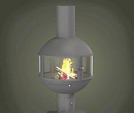 fireplace 壁爐 臺(tái)式小火爐 019