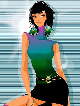 位圖 人物 女人 色彩 五顏六色 免費(fèi)素材