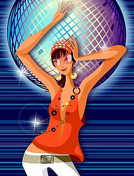 位圖 人物 女人 色彩 彩色 免費(fèi)素材
