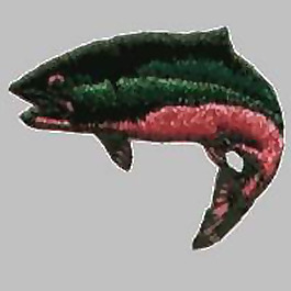 繡花 動(dòng)物 魚(yú) 色彩 紅色 免費(fèi)素材