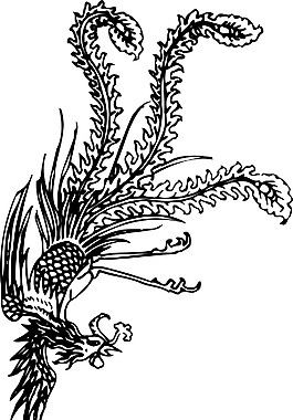 印花矢量圖 動(dòng)物 鳥(niǎo)類 鳳凰 色彩 免費(fèi)素材