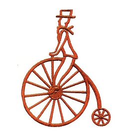 繡花 交通工具 自行車 色彩 免費(fèi)素材