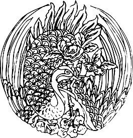 印花矢量圖 動物 色彩 花紋 民族 免費素材