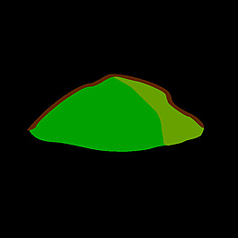 RPG地圖符號：山
