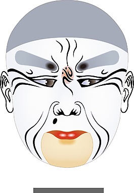 印花矢量圖 臉譜 民族風(fēng) 彩色 免費(fèi)素材