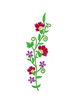 繡花植物 草 花 花紋 免費(fèi)素材