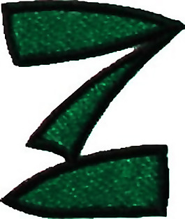 繡花 文字 英文 z 色彩 免費(fèi)素材