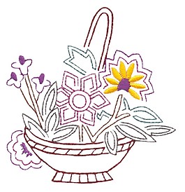 绣花 植物 花 花纹 藤条 免费素材