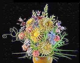 精品菊花插花 030