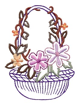 绣花 植物 花 花纹 藤条 免费素材