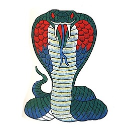 繡花 動物 蛇 蟒蛇 色彩 免費素材